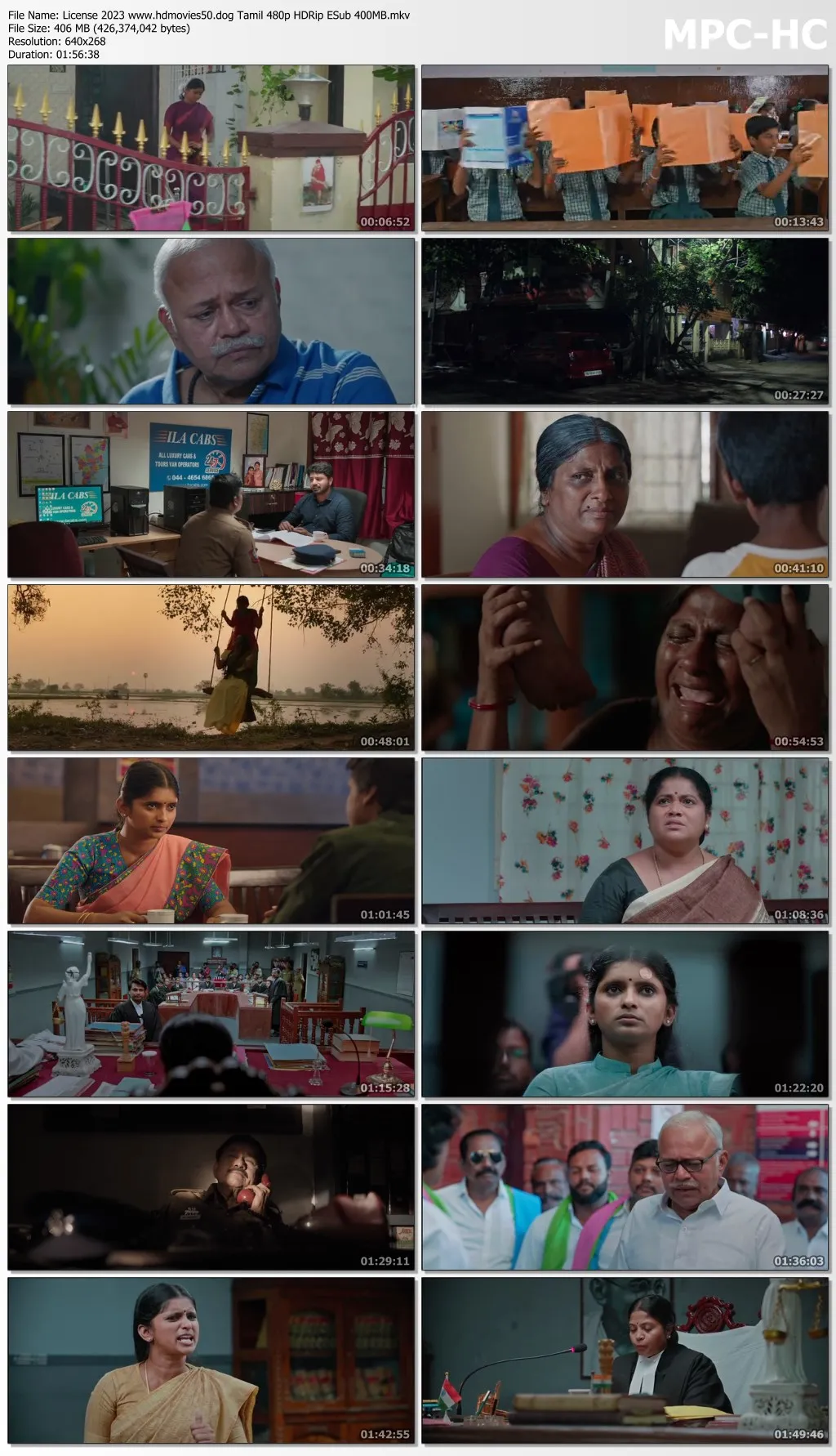 License 2023 Tamil 720p HDRip ESub 850MB Download