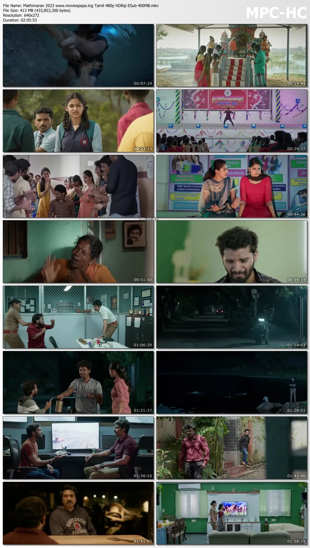 Mathimaran 2023 Tamil 1080p HDRip ESub 2.3GB Download