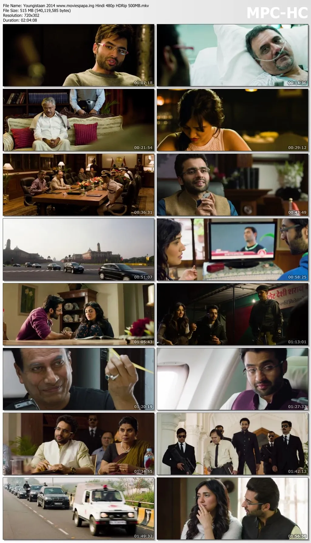 Youngistaan 2014 Hindi 480p HDRip 500MB Download