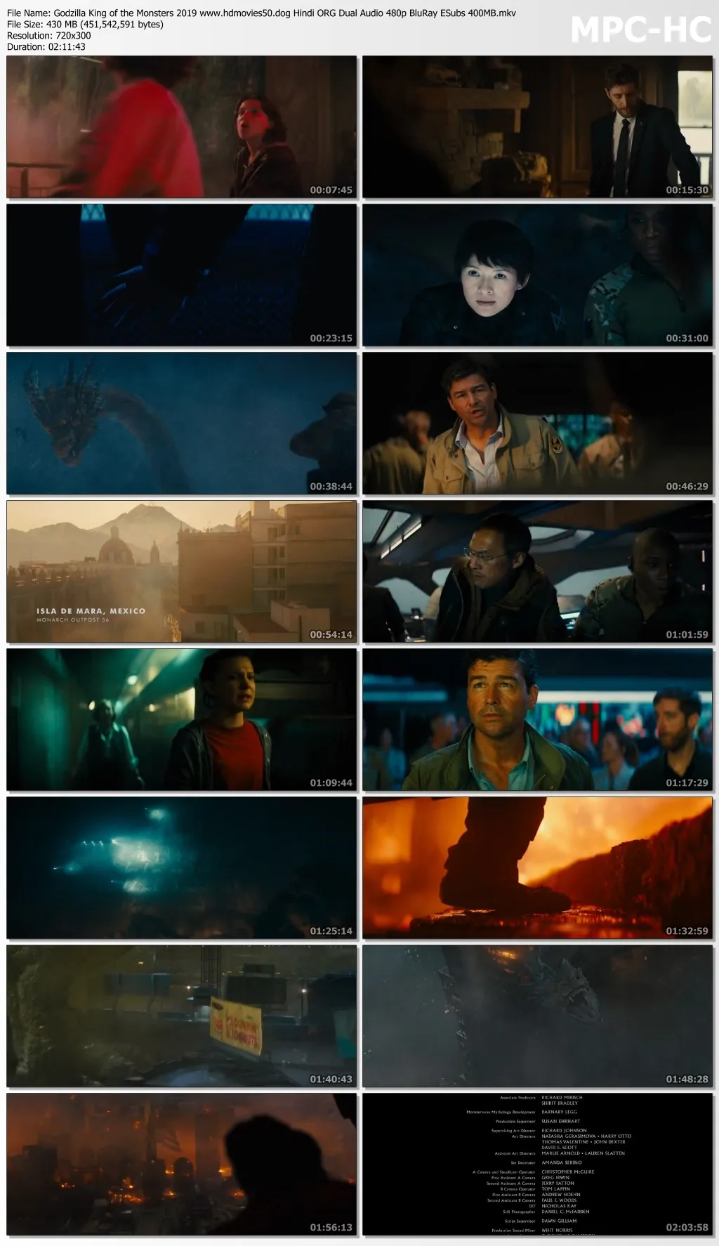 Godzilla King of the Monsters 2019 Hindi ORG Dual Audio 1080p BluRay ESub 2.6GB Download