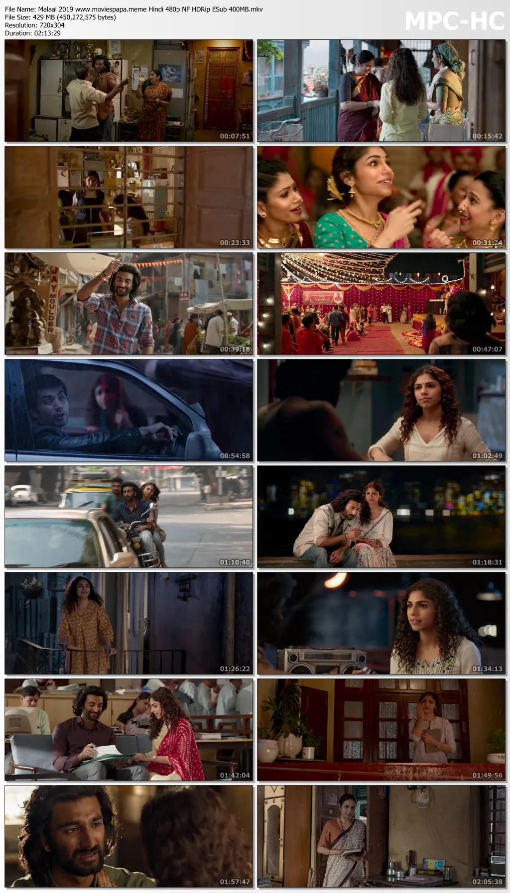 Malaal 2019 Hindi 480p NF HDRip ESub 400MB Download