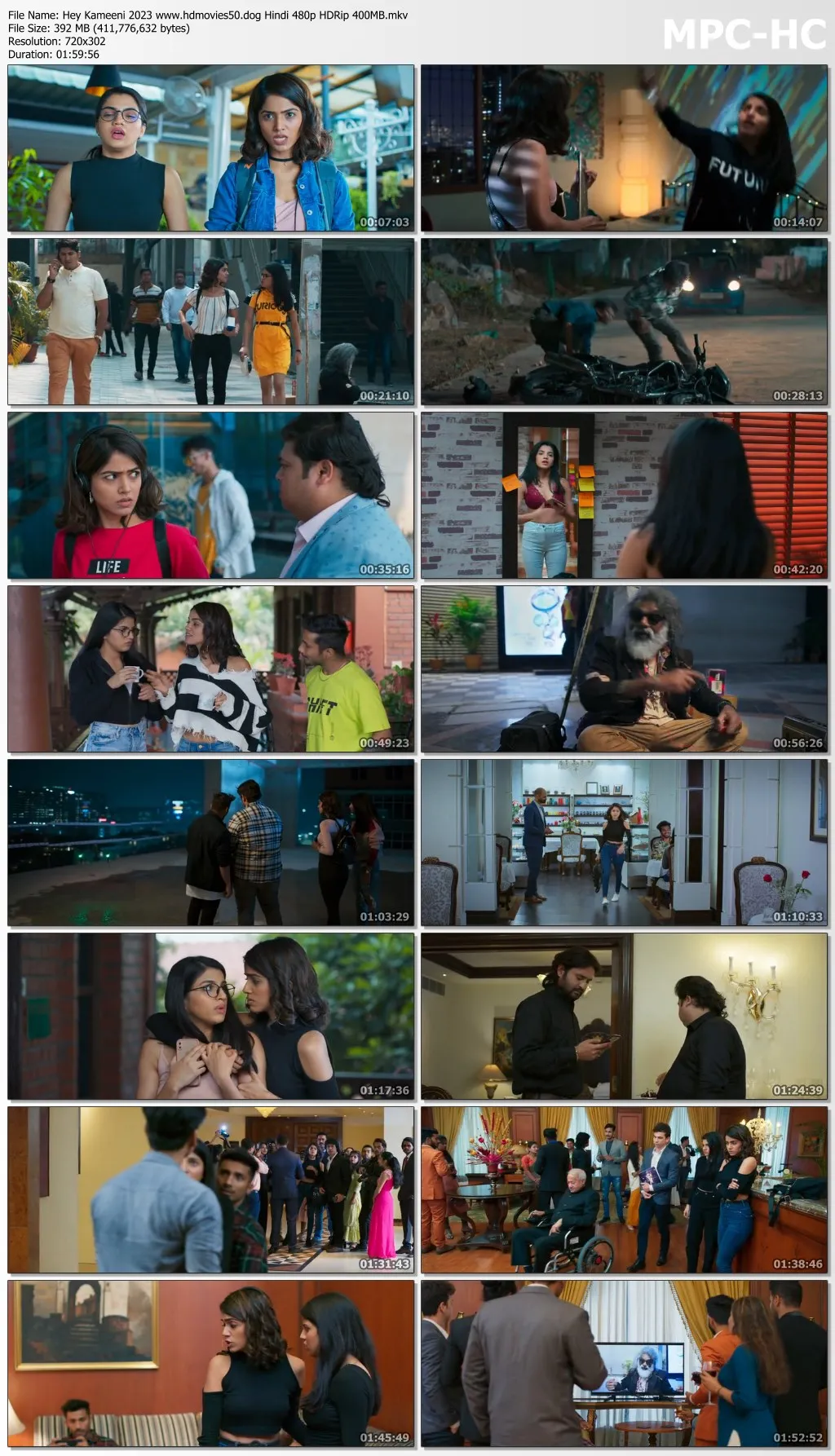 Hey Kameeni 2023 Hindi 480p HDRip 400MB Download