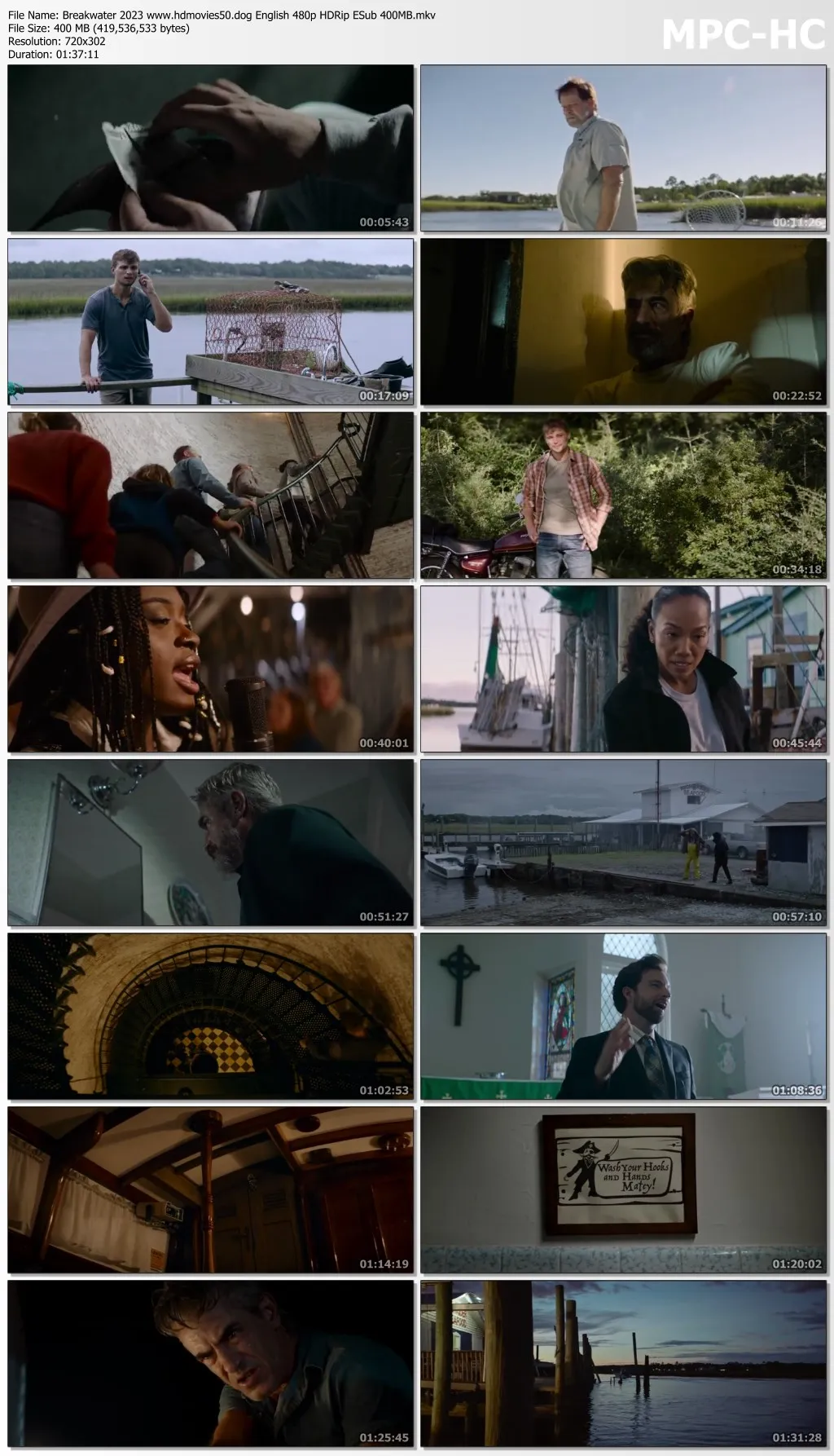 Breakwater 2023 English 480p HDRip ESub 400MB Download