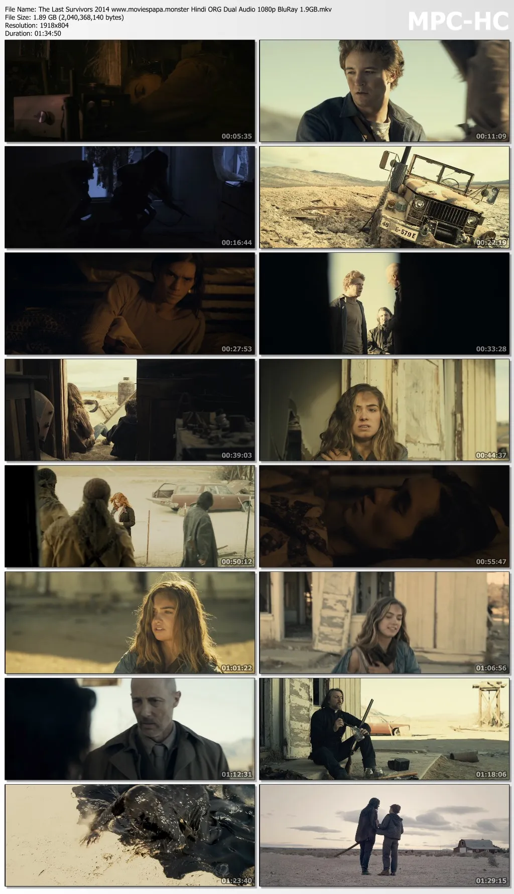 The Last Survivors 2014 Hindi ORG Dual Audio 1080p | 720p | 480p BluRay Download