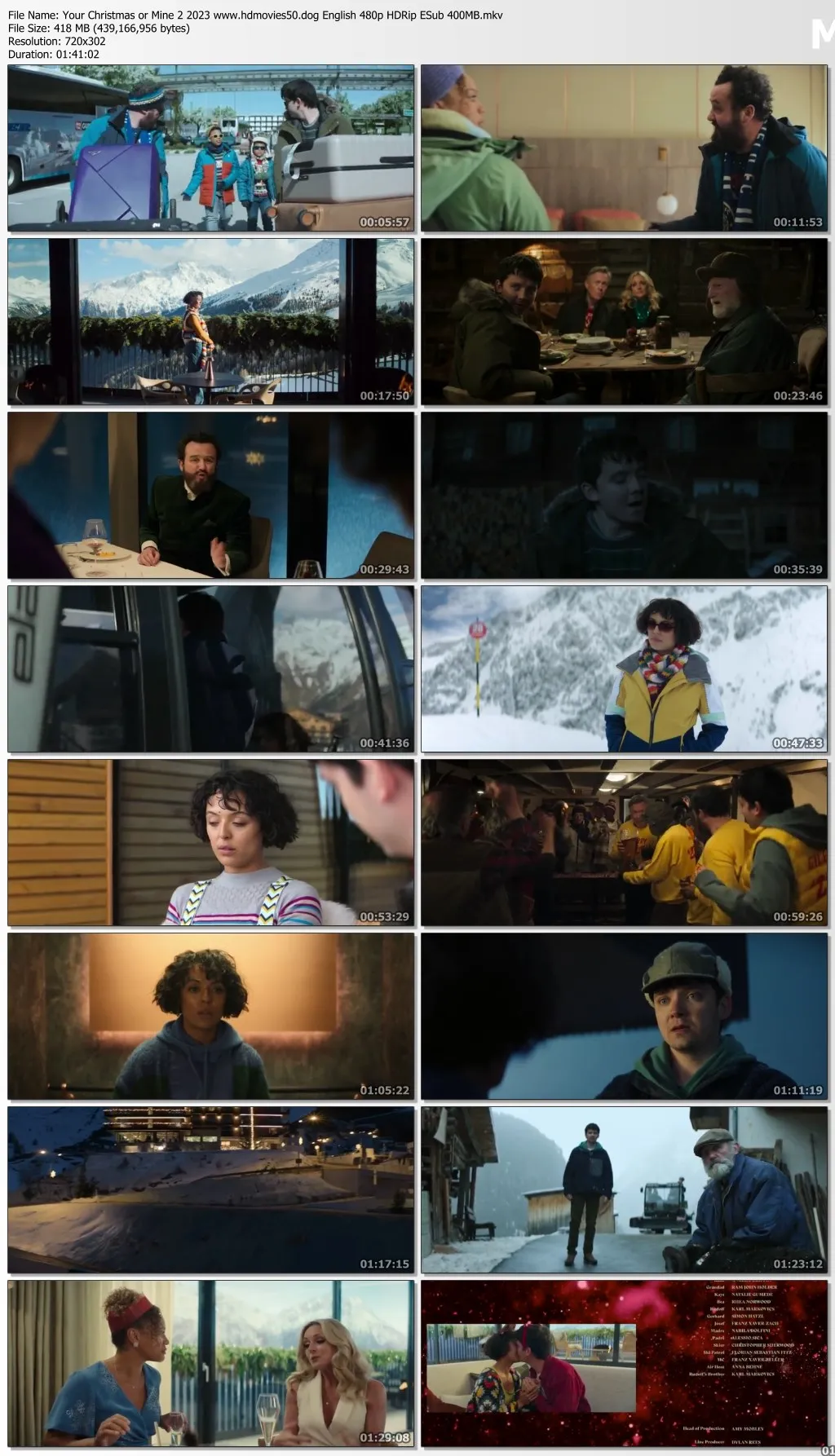 Your Christmas or Mine 2 2023 English 480p HDRip ESub 400MB Download