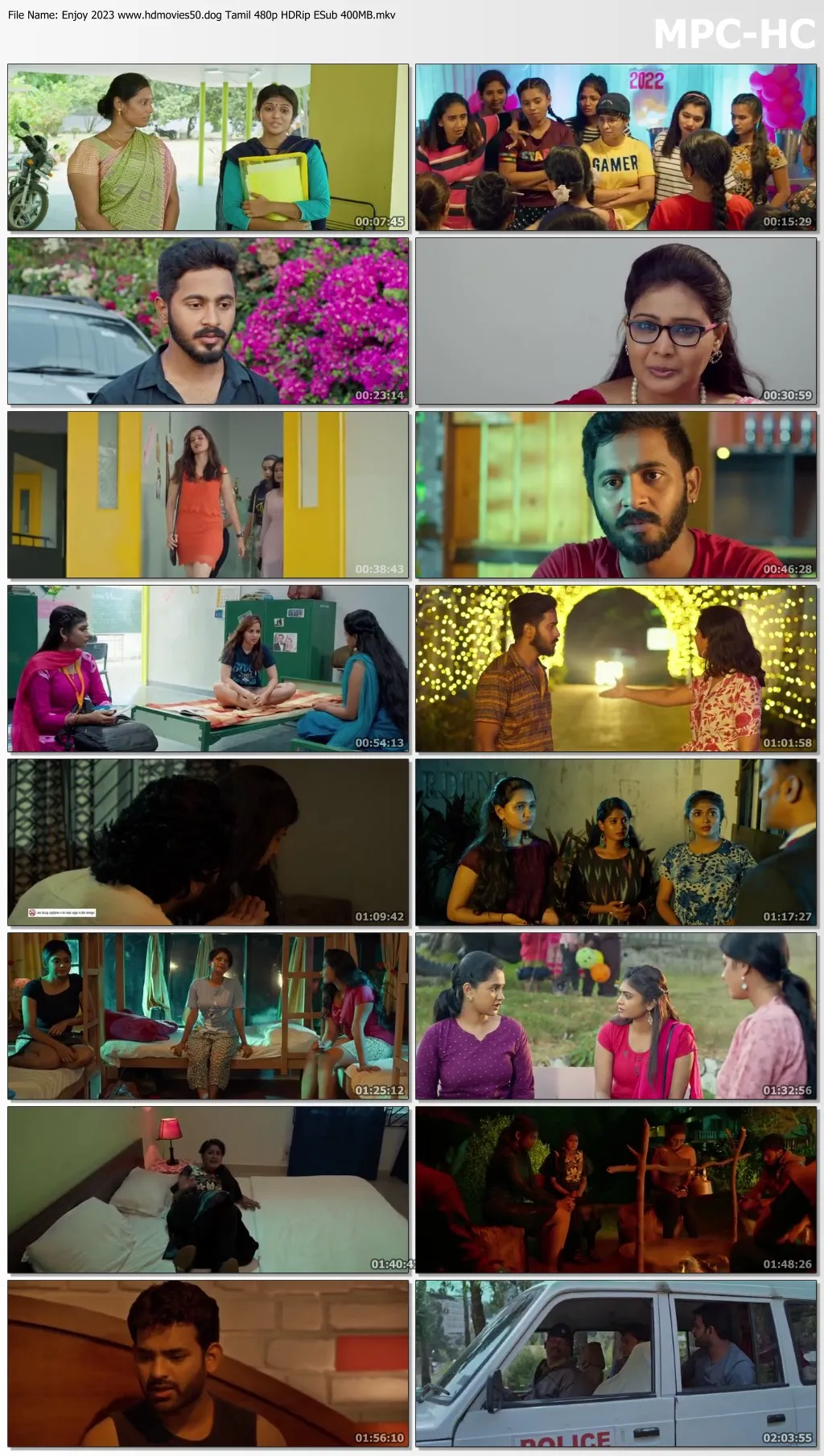 Enjoy 2023 Tamil 720p HDRip ESub 1.3GB Download