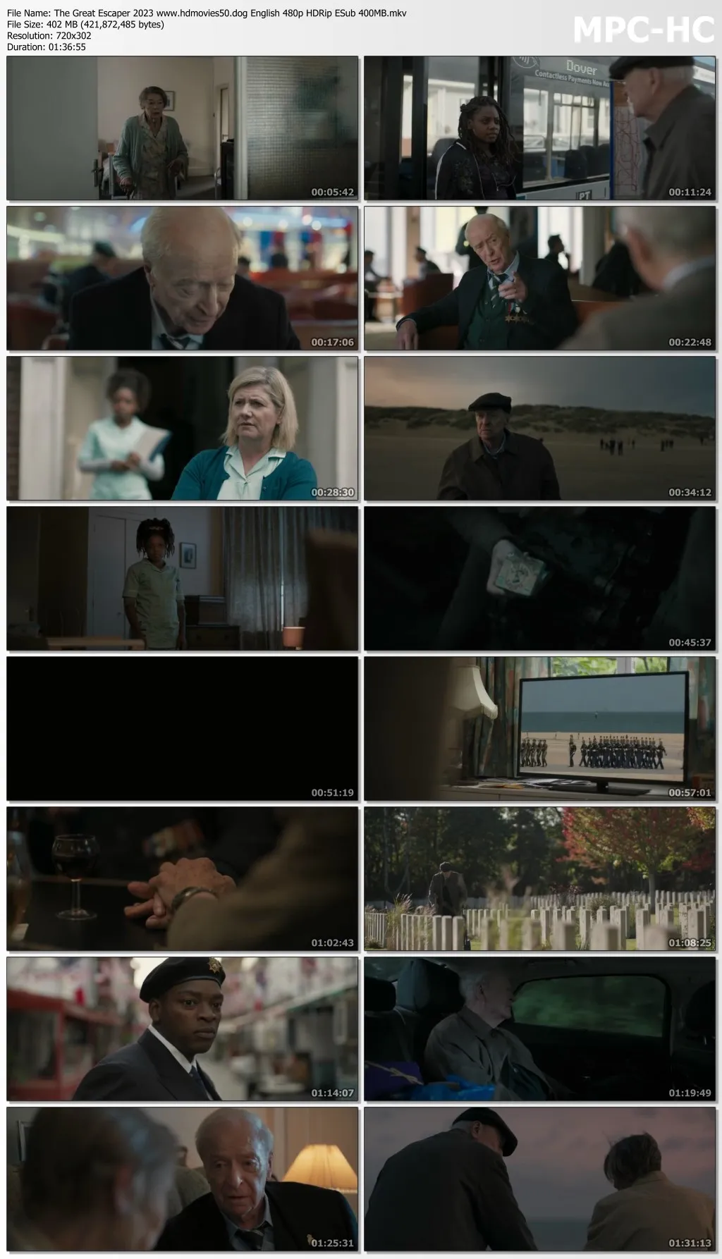 The Great Escaper 2023 English 720p HDRip ESub 800MB Download