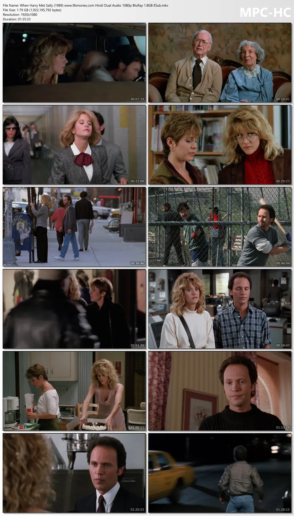 When Harry Met Sally 1989 Hindi Dual Audio 1080p | 720p | 480p BluRay ESub Download