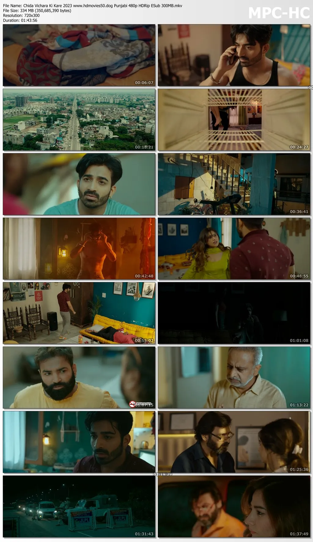 Chida Vichara Ki Kare 2023 Punjabi 720p HDRip ESub 950MB Download