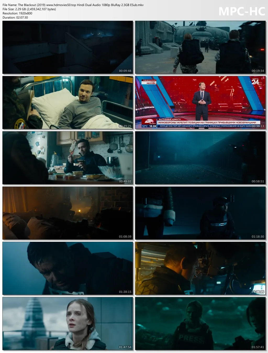 The Blackout 2019 Hindi Dual Audio 480p BluRay 500MB ESub Download