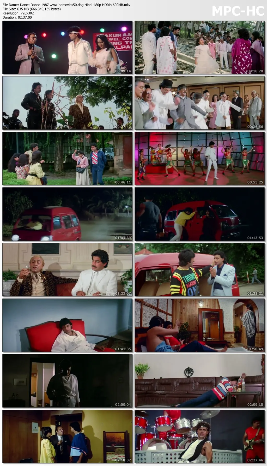 Dance Dance 1987 Hindi 720p HDRip 1.4GB Download