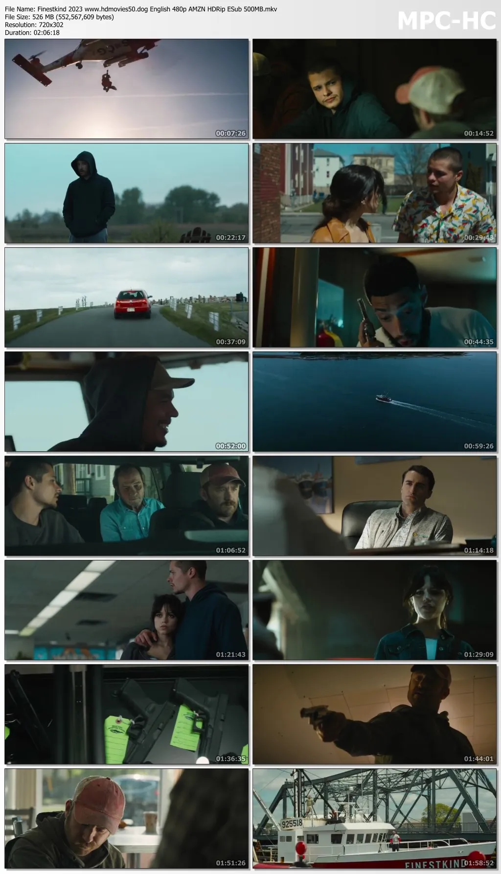 Finestkind 2023 English 720p AMZN HDRip ESub 800MB Download