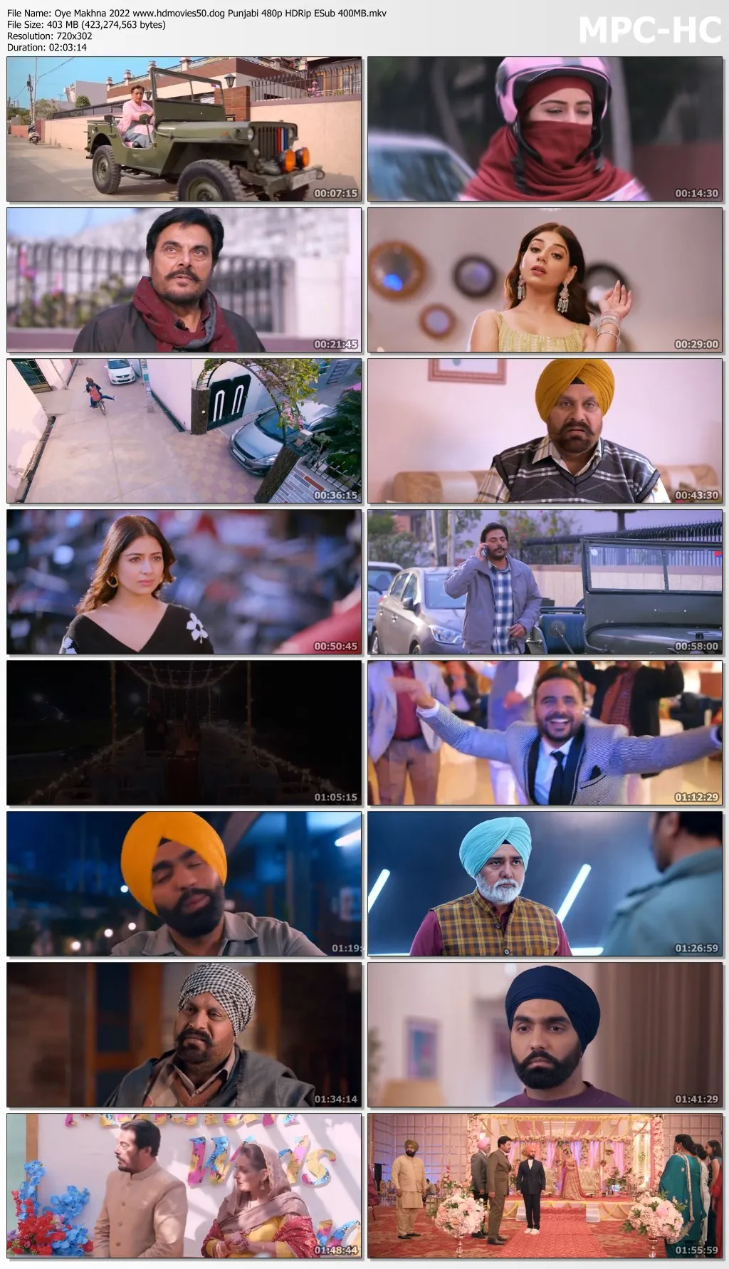 Oye Makhna 2022 Punjabi 1080p HDRip ESub 2.2GB Download