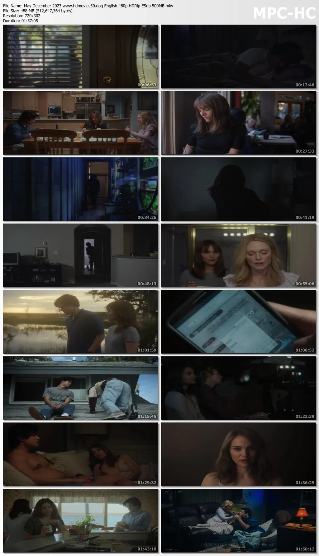 May December 2023 English 480p NF HDRip ESub 500MB Download