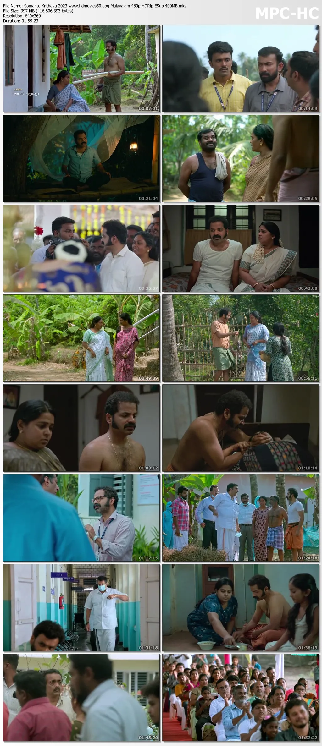 Somante Krithavu 2023 Malayalam 720p HDRip ESub 1.3GB Download