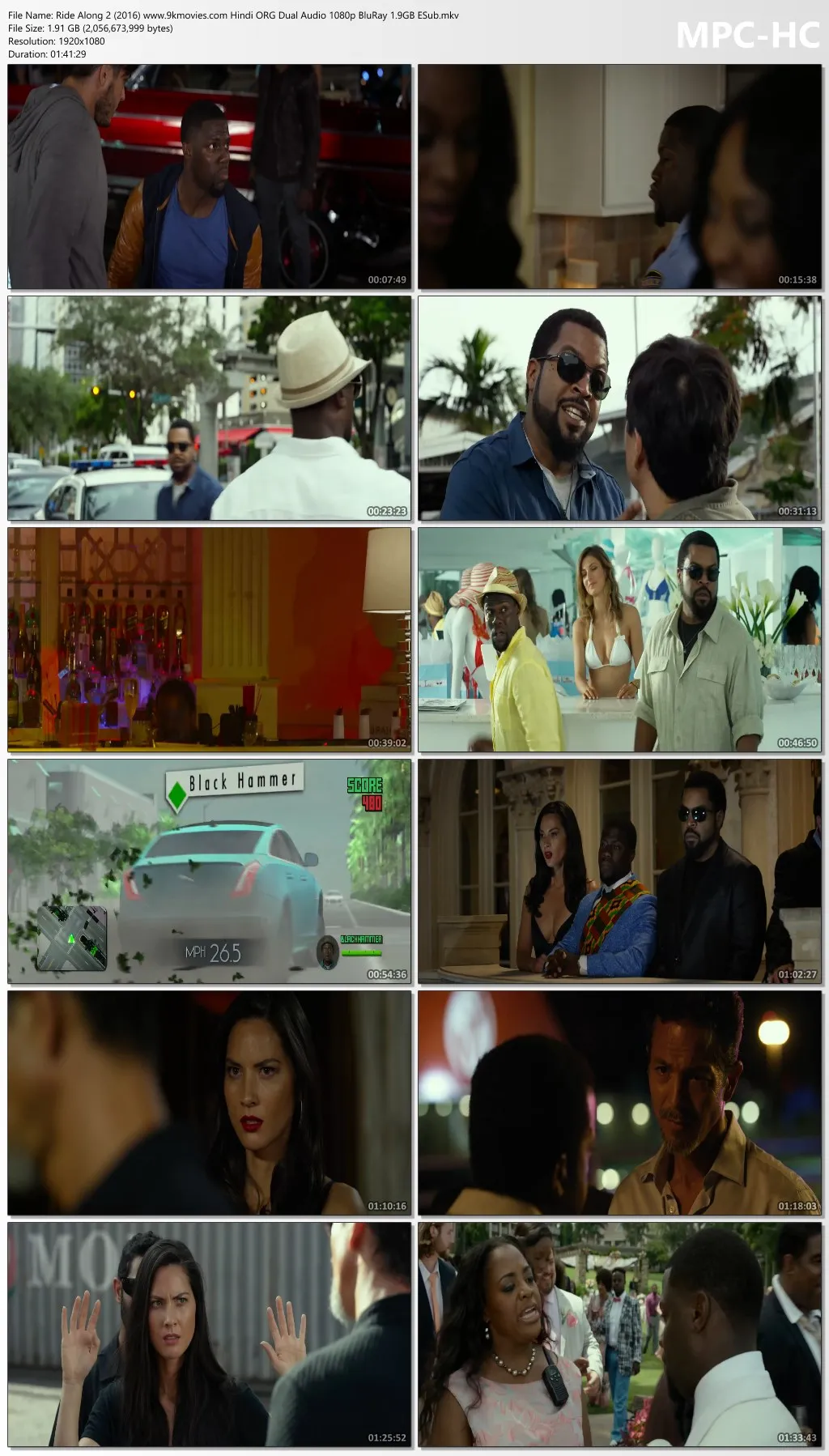 Ride Along 2 2016 Hindi ORG Dual Audio 1080p | 720p | 480p BluRay ESub Download