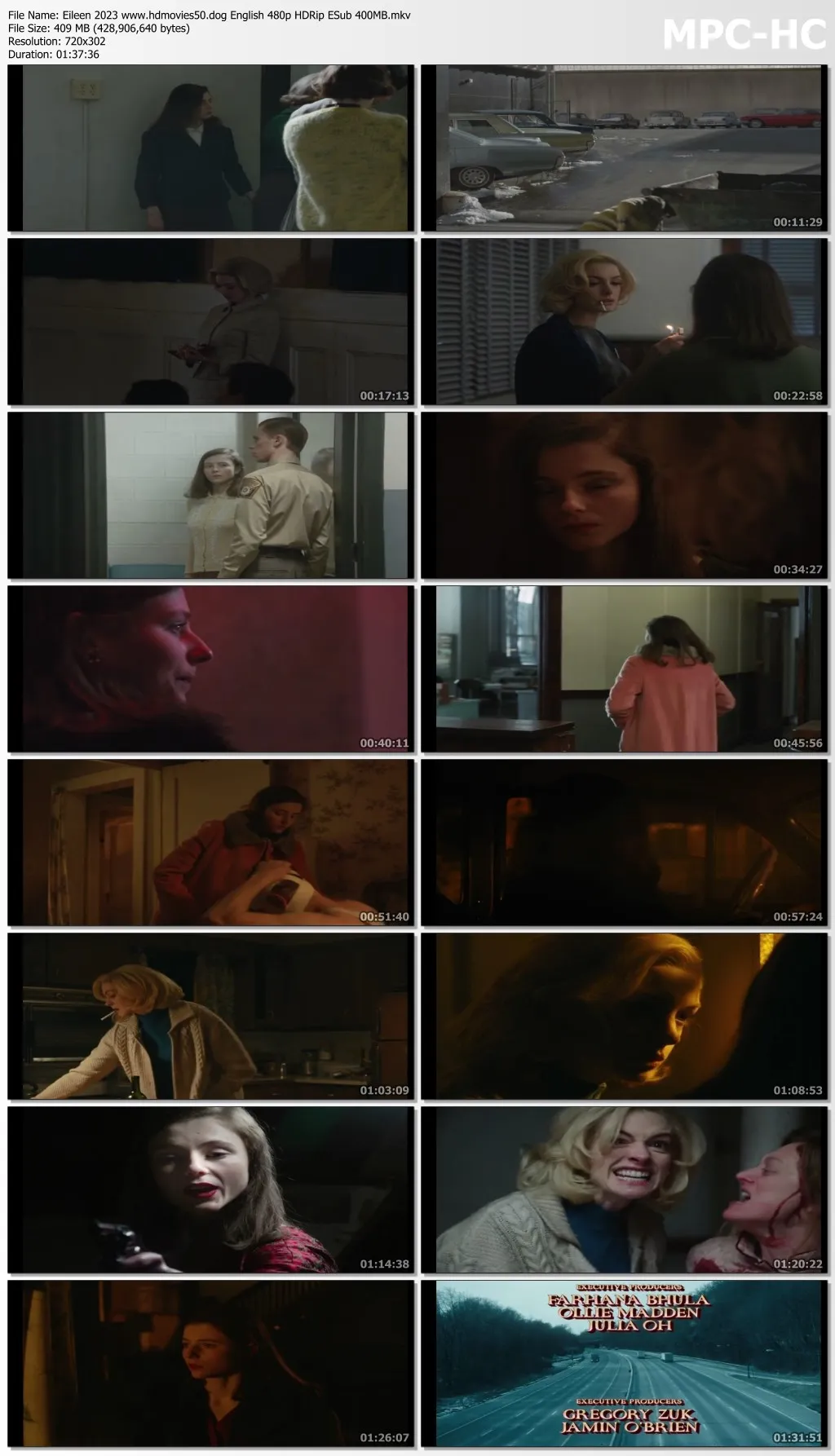 Eileen 2023 English 480p HDRip ESub 400MB Download