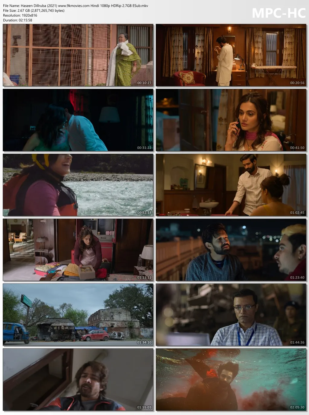 Haseen Dillruba 2021 Hindi 1080p | 720p | 480p HDRip ESub Download