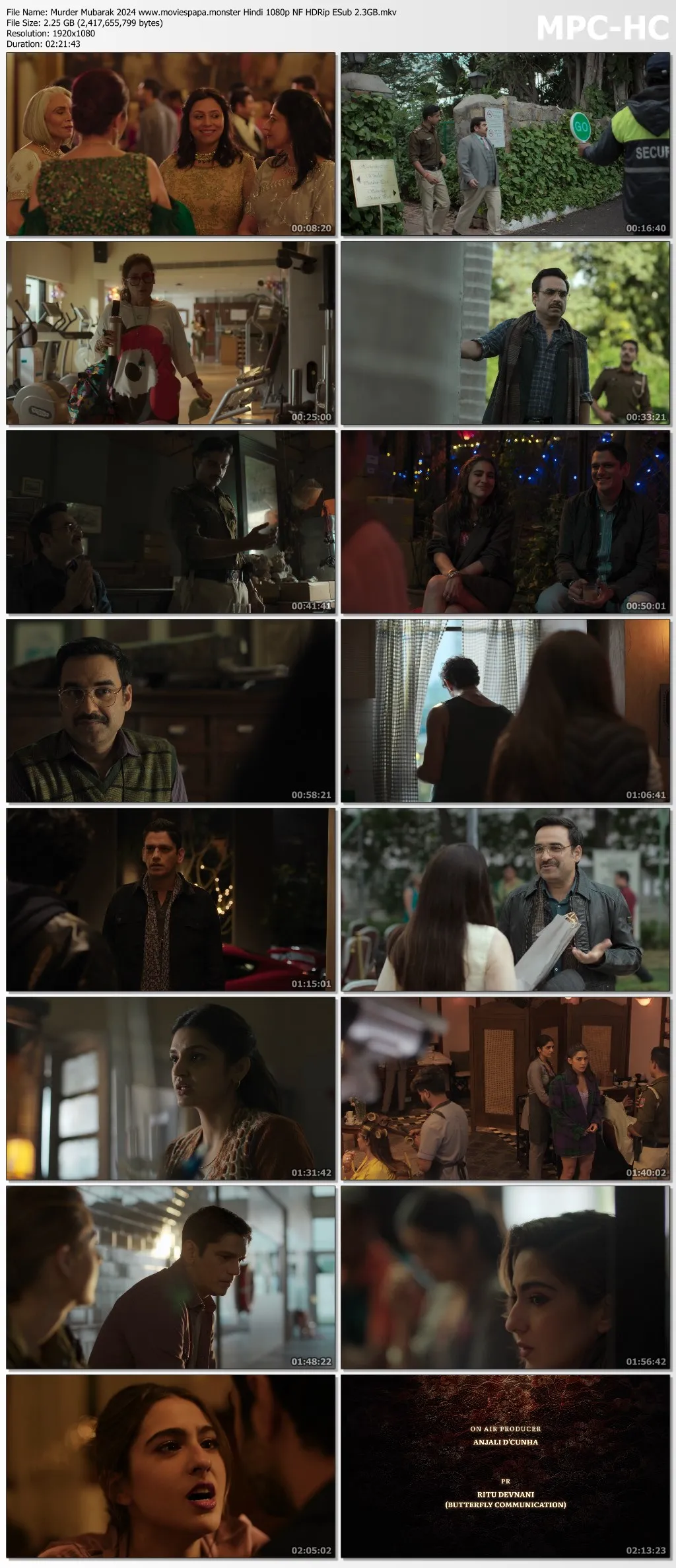 Murder Mubarak 2024 Hindi 1080p | 720p | 480p NF HDRip ESub Download