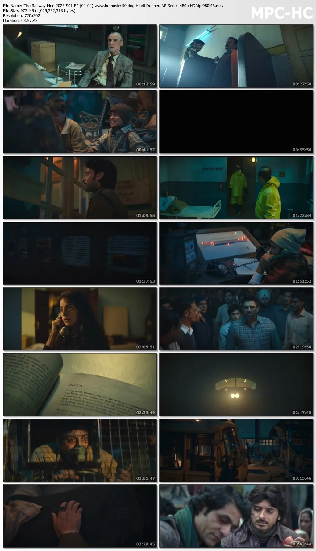 The Railway Men 2023 S01 EP (01-04) Hindi NF Series 480p HDRip 980MB Download