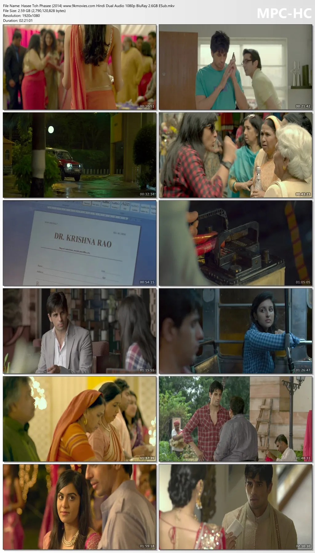 Hasee Toh Phasee 2014 Hindi 1080p | 720p | 480p BluRay ESub Download
