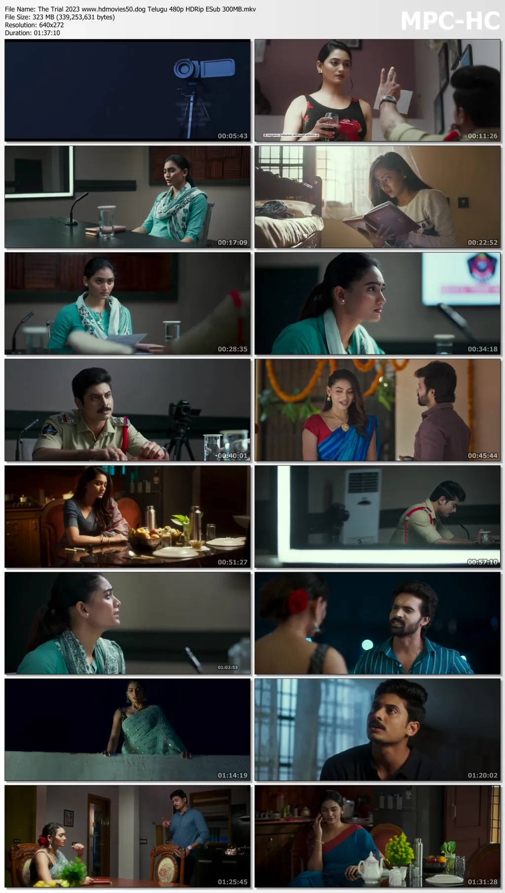 The Trial 2023 Telugu 480p HDRip ESub 300MB Download