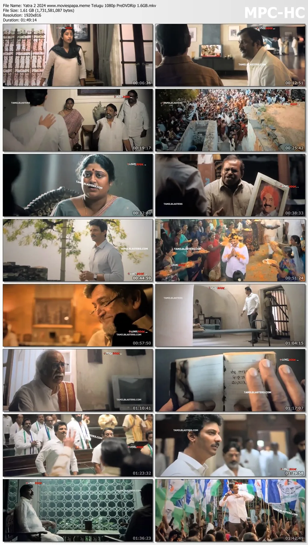 Yatra 2 2024 Telugu 1080p | 720p | 480p PreDVDRip Download