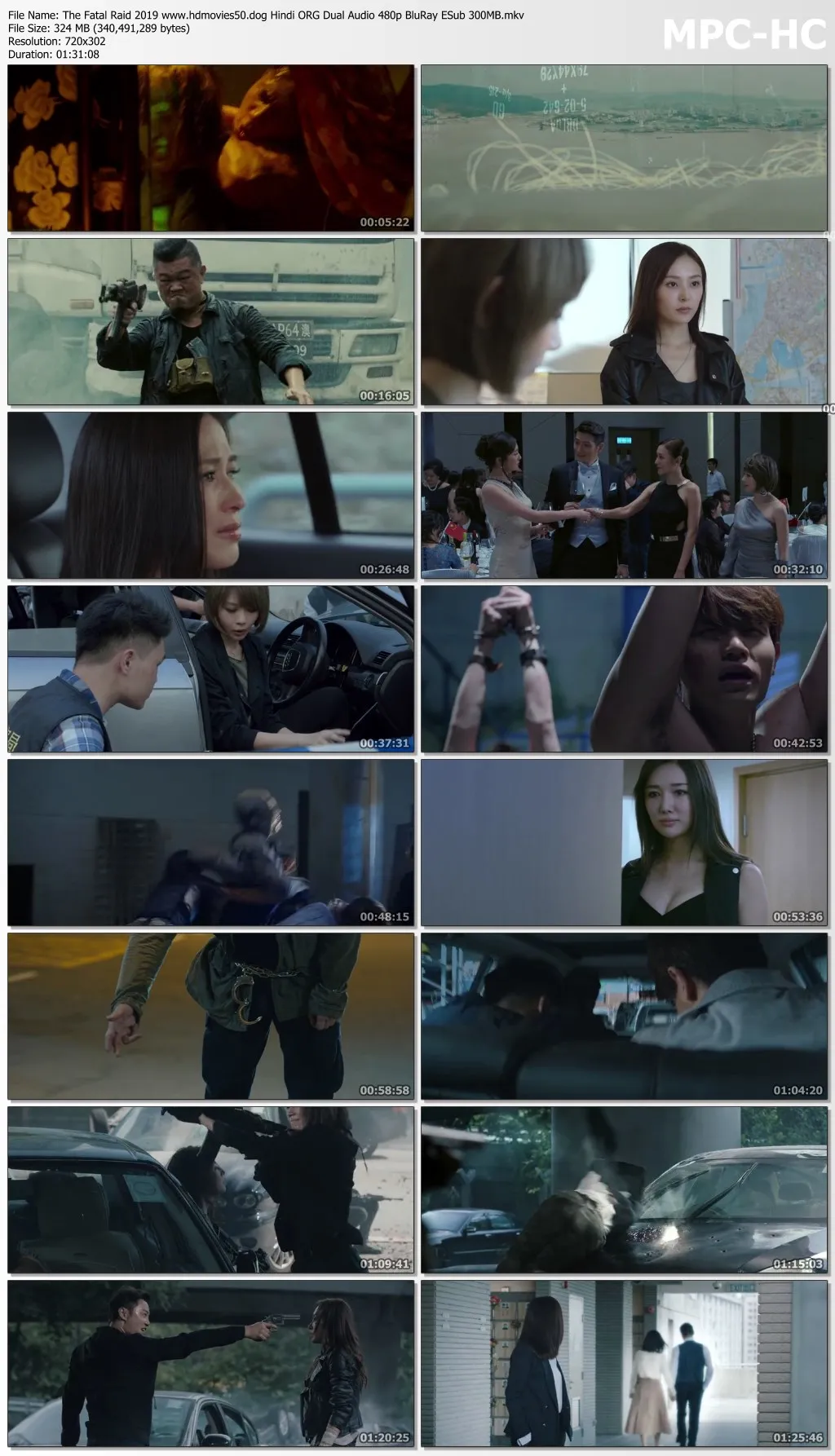 The Fatal Raid 2019 Hindi ORG Dual Audio 720p BluRay ESub 900MB Download