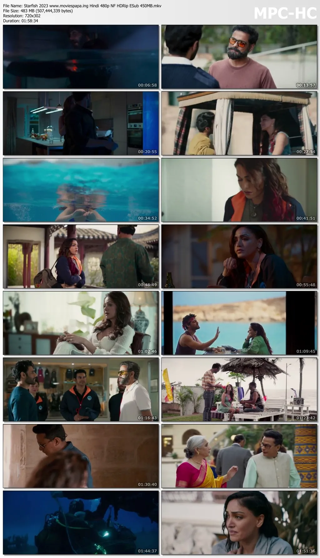 Starfish 2023 Hindi 1080p NF HDRip ESub 2.7GB Download