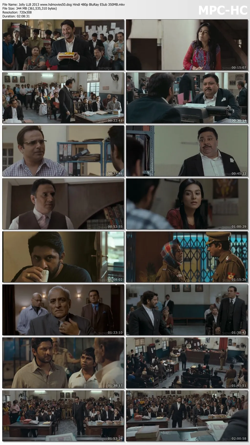 Jolly LLB 2013 Hindi 480p BluRay ESub 350MB Download