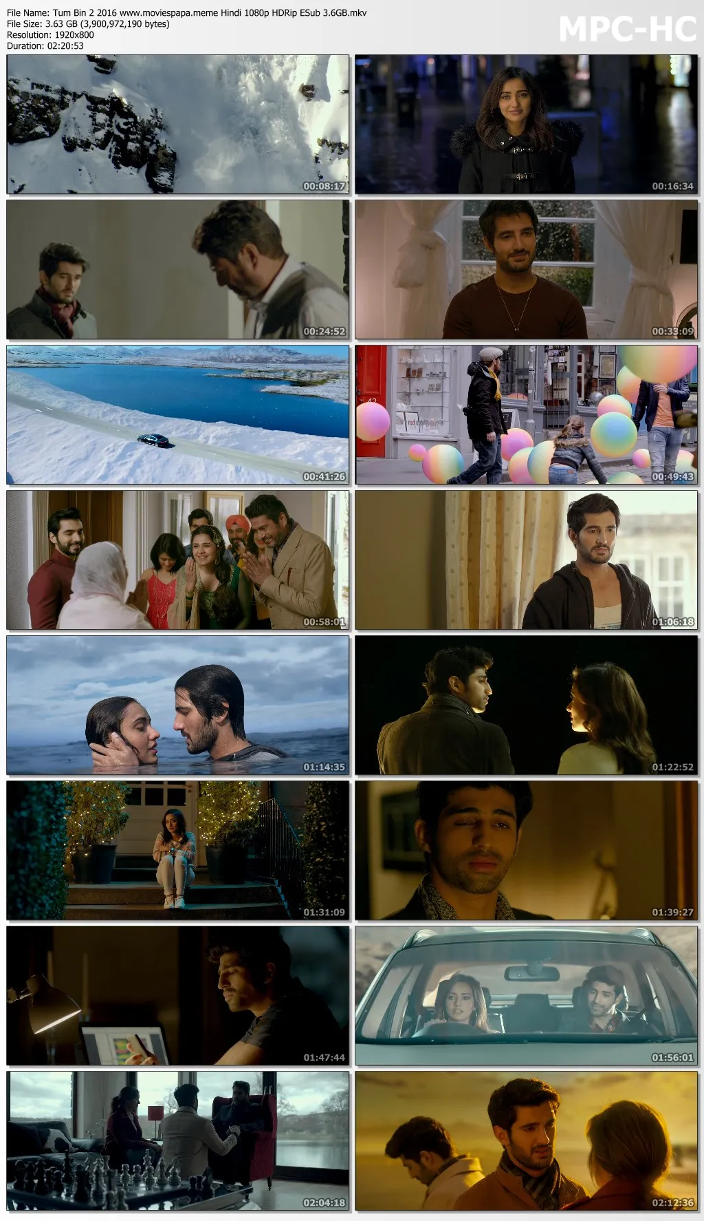 Tum Bin 2 2016 Hindi 1080p | 720p | 480p HDRip ESub Download