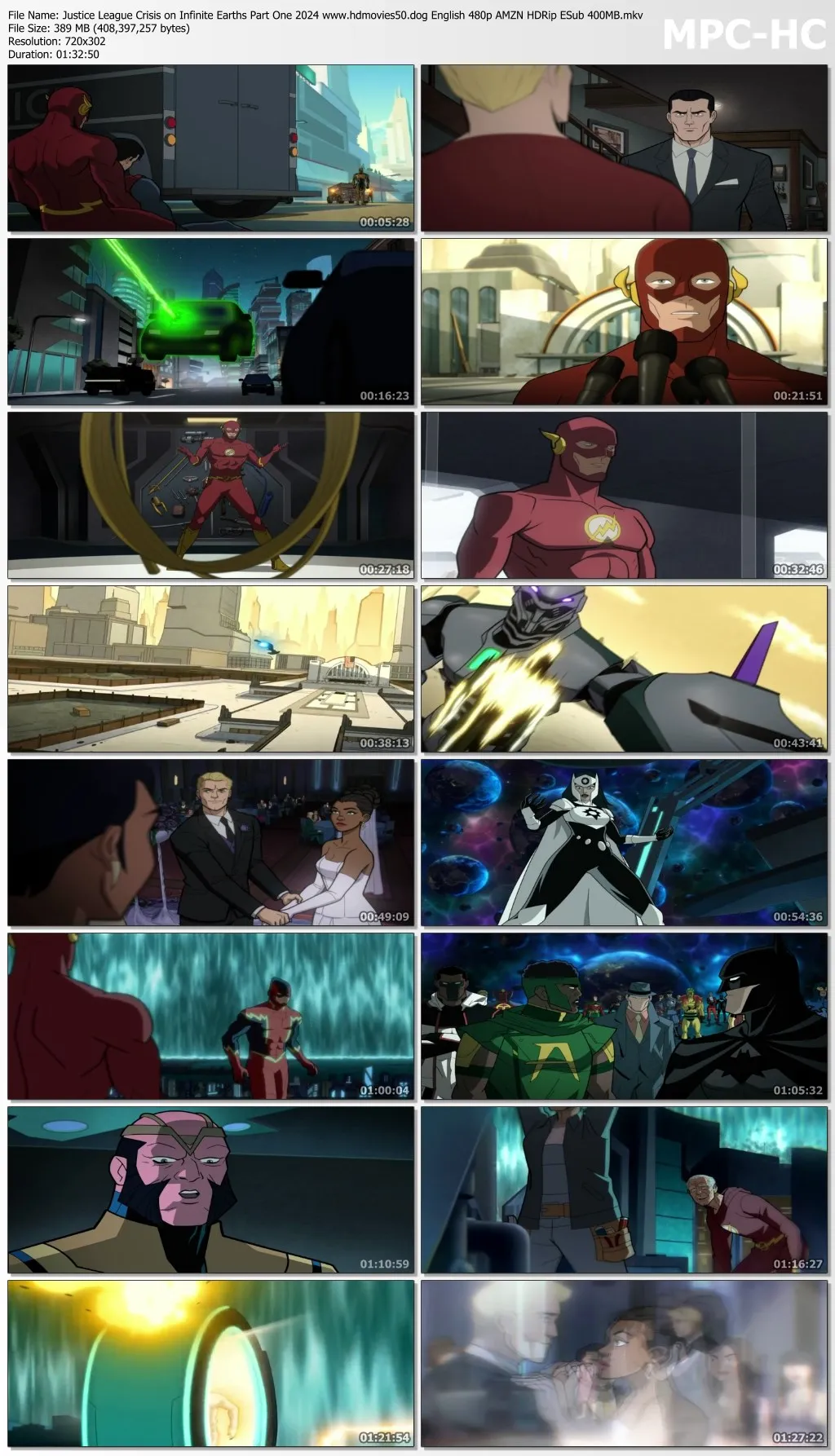 Justice League Crisis on Infinite Earths Part One 2024 English 720p AMZN HDRip ESub 800M