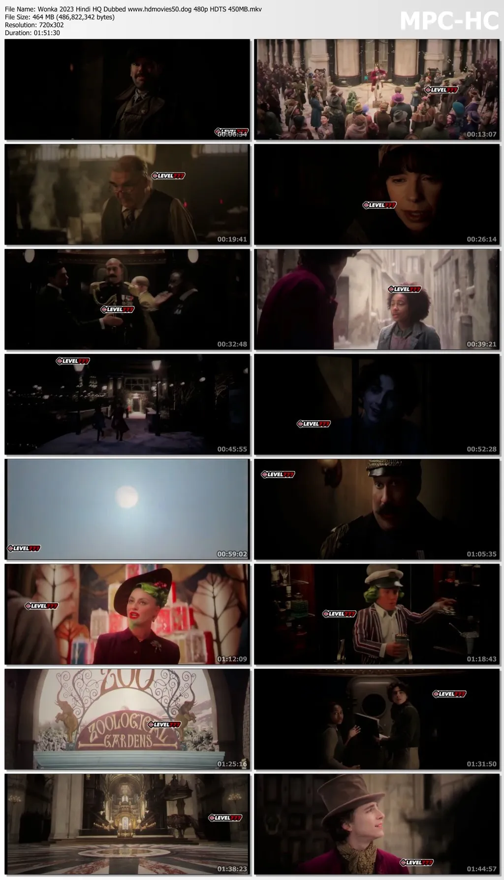 Wonka 2023 Hindi HQ Dubbed 720p HDTS 1GB Download