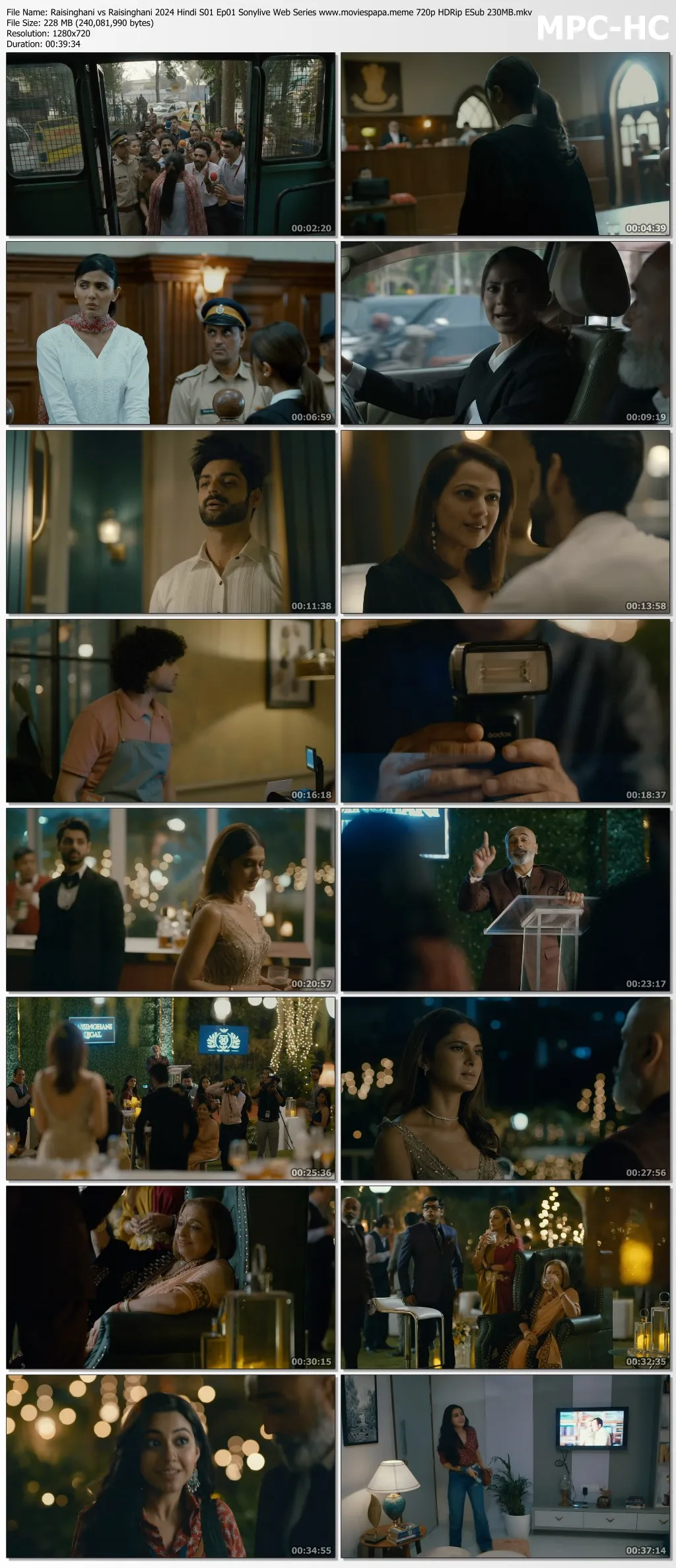 Raisinghani vs Raisinghani 2024 Hindi S01 Ep01 Sonylive Web Series 720p HDRip ESub Download