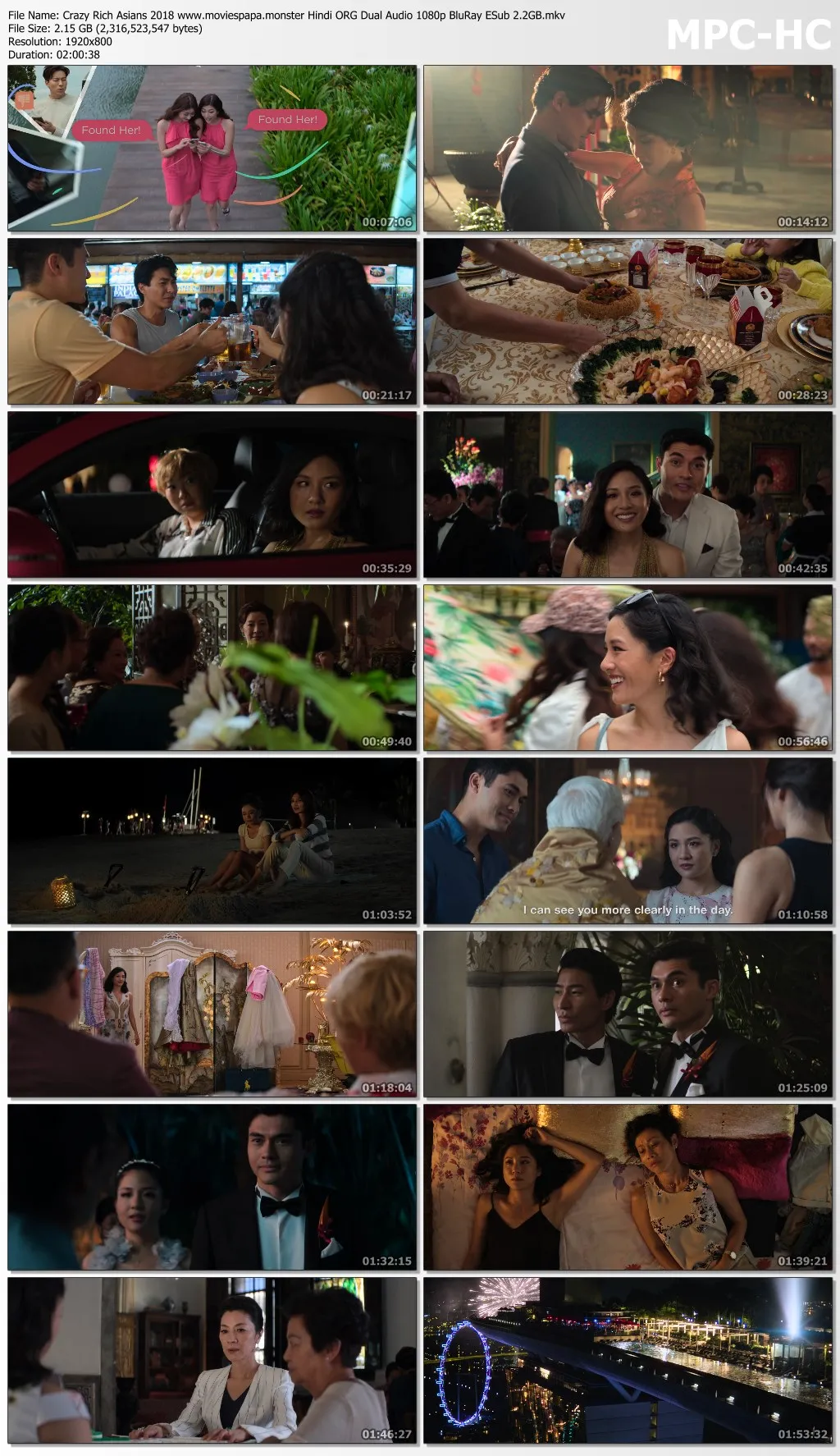 Crazy Rich Asians 2018 Hindi ORG Dual Audio 1080p | 720p | 480p BluRay ESub Download