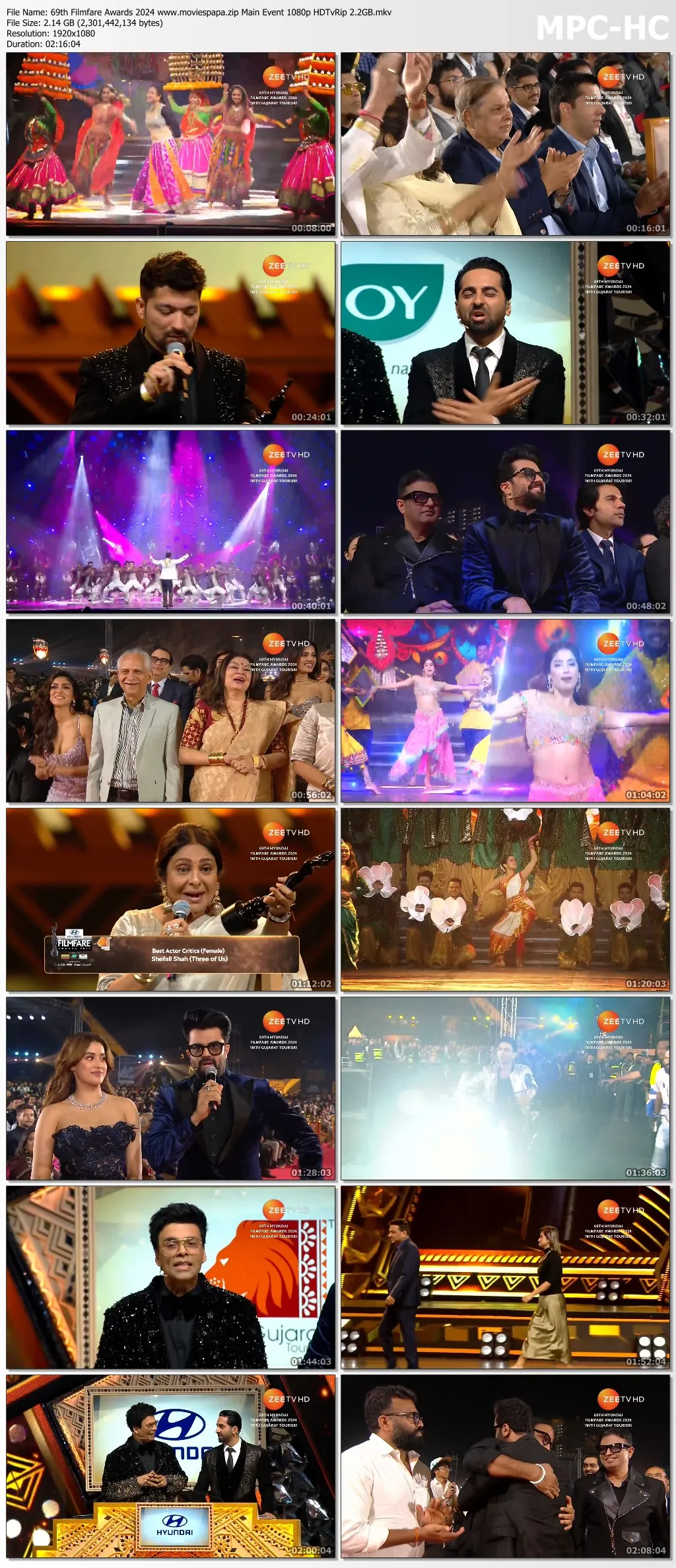 69th Filmfare Awards 2024 Main Event 1080p | 720p | 480p HDTVRip Download