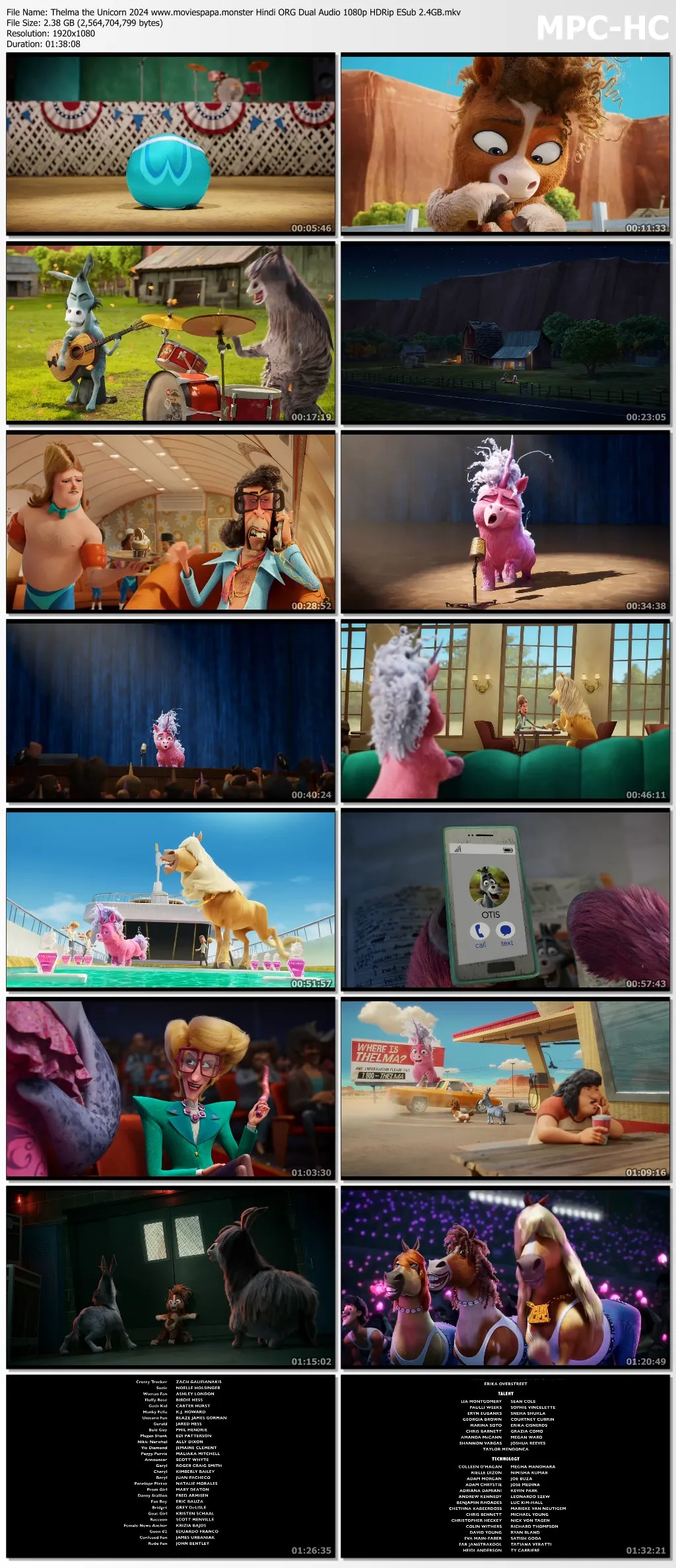 Thelma the Unicorn 2024 Hindi ORG Dual Audio 1080p | 720p | 480p HDRip ESub Download