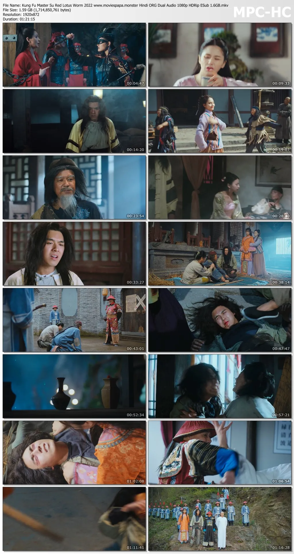 Kung Fu Master Su Red Lotus Worm 2022 Hindi ORG Dual Audio 1080p | 720p | 480p HDRip Download