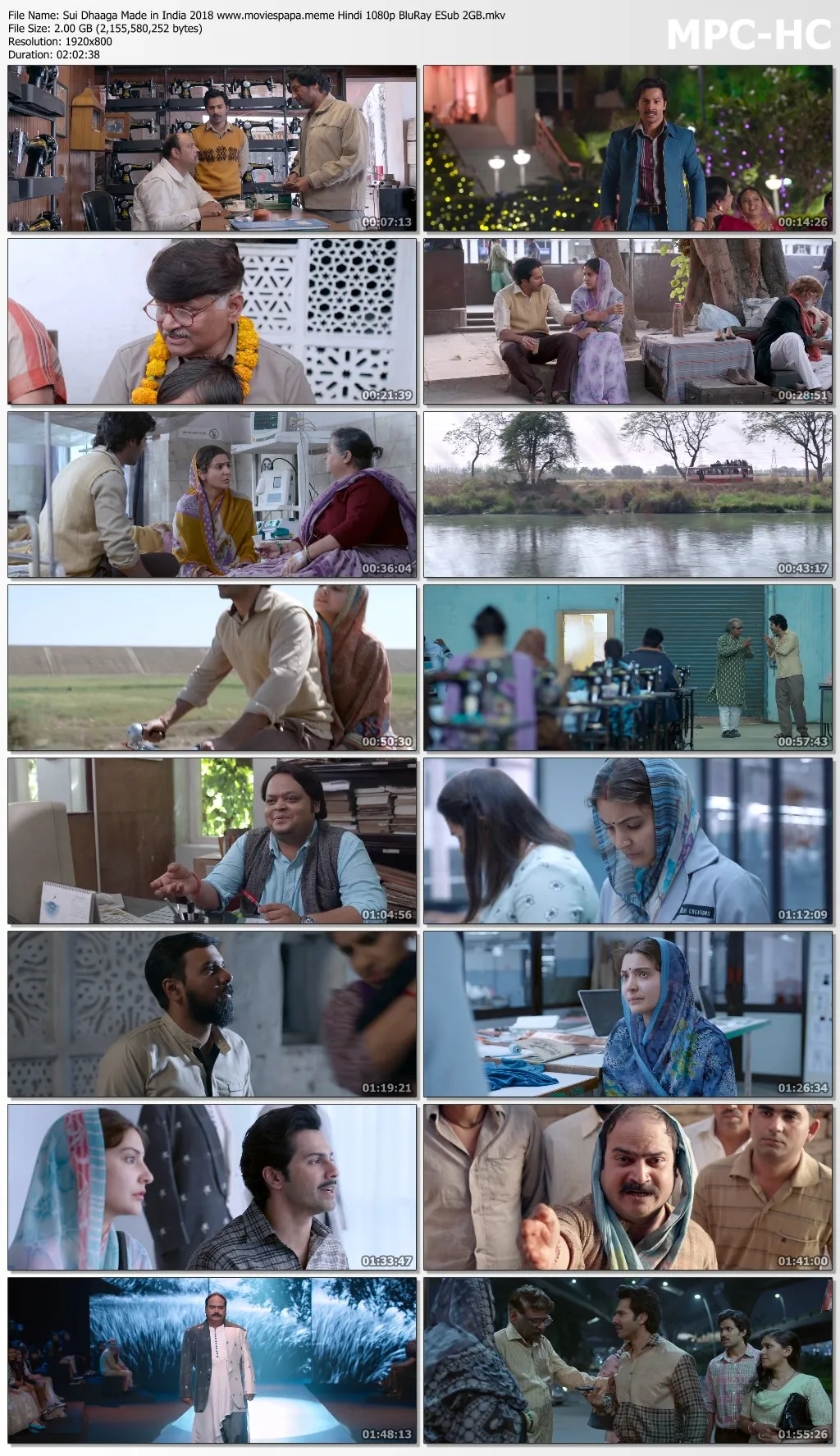 Sui Dhaaga Made in India 2018 Hindi 1080p | 720p | 480p BluRay ESub Download