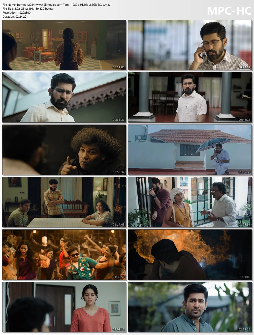 Romeo 2024 Tamil 1080p | 720p | 480p HDRip ESub Download