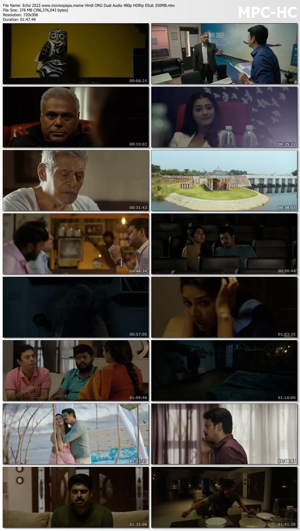 Echo 2023 Hindi ORG Dual Audio 1080p UNCUT HDRip ESub 2.2GB Download