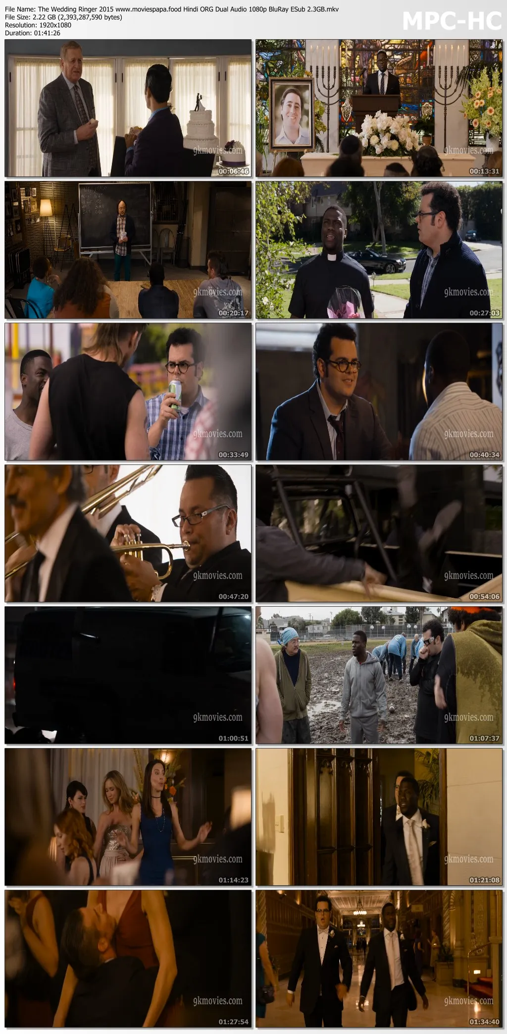 The Wedding Ringer 2015 Hindi ORG Dual Audio 1080p | 720p | 480p BluRay ESub Download