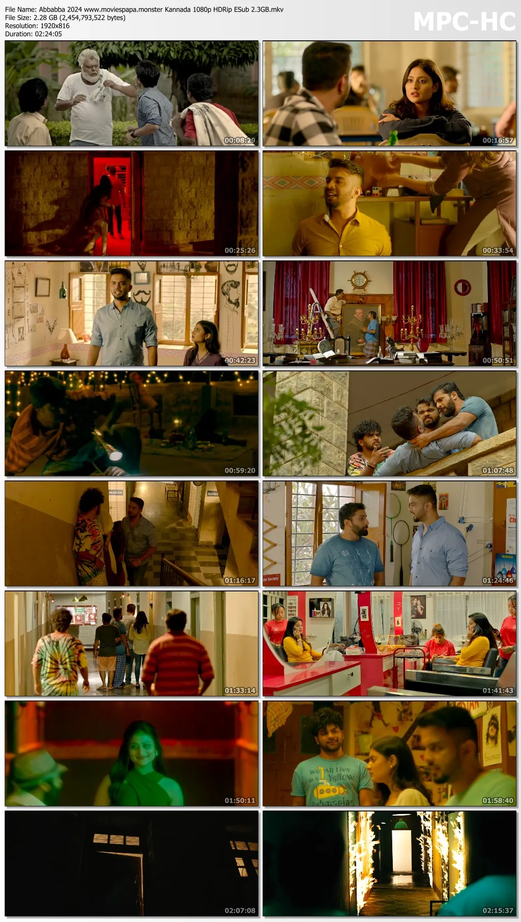 Abbabba 2024 Kannada 1080p | 720p | 480p HDRip ESub Download