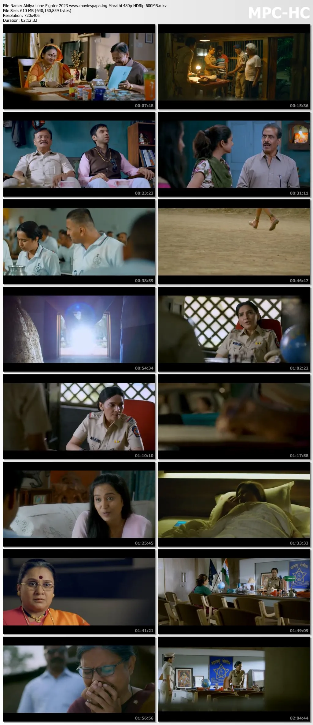 Ahilya Lone Fighter 2023 Marathi 480p HDRip 600MB Download