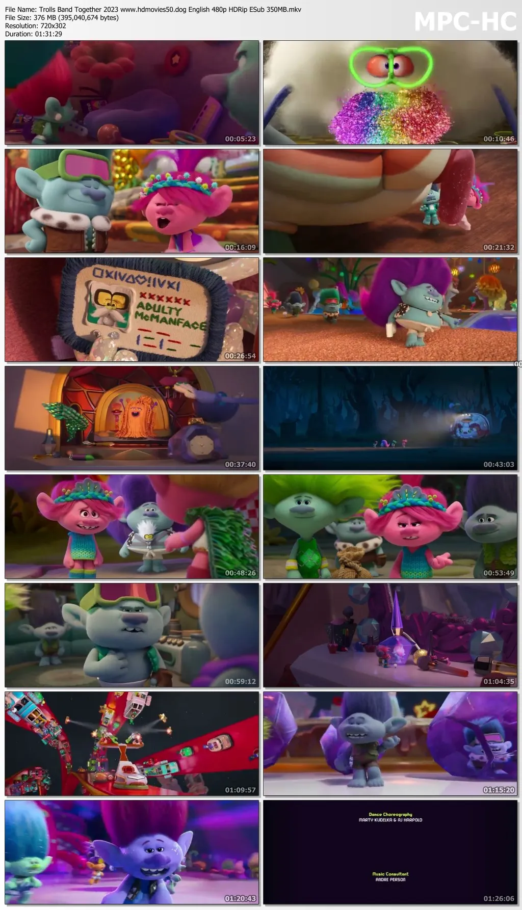 Trolls Band Together 2023 English 1080p HDRip ESub 1.4GB Download