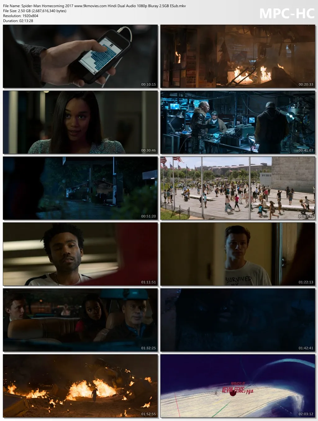 Spider-Man Homecoming 2017 Hindi Dual Audio 1080p | 720p | 480p Bluray ESub Download