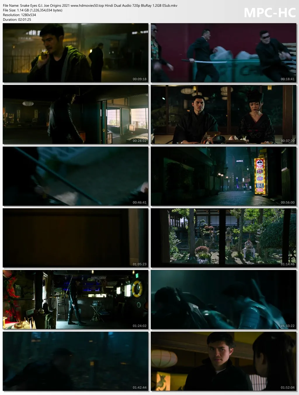 Snake Eyes G.I. Joe Origins 2021 Hindi Dual Audio 1080p BluRay 2.3GB ESub Download