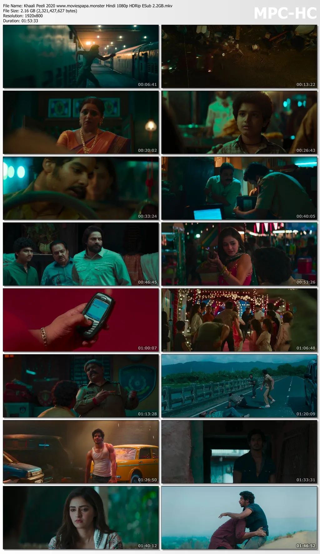 Khaali Peeli 2020 Hindi 1080p | 720p | 480p HDRip ESub Download