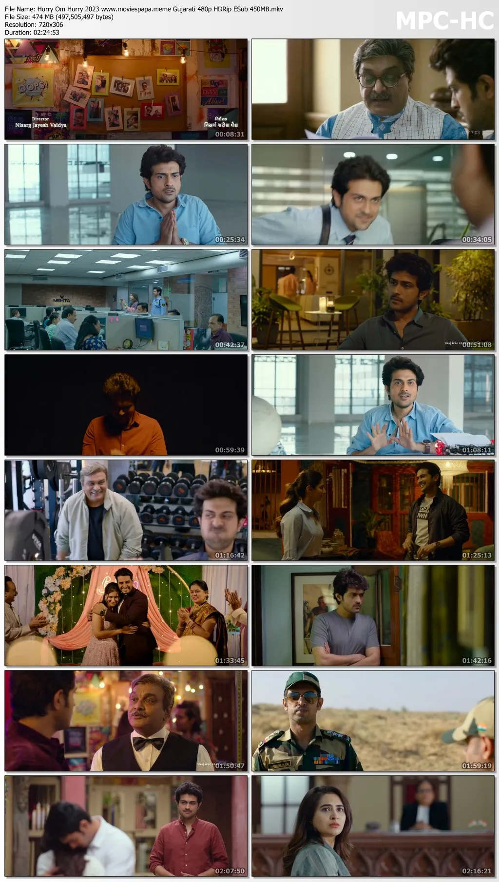 Hurry Om Hurry 2023 Gujarati 480p HDRip ESub 450MB Download