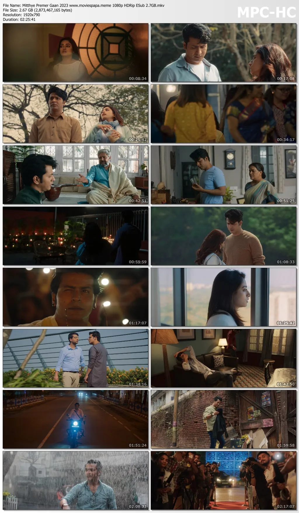 Mitthye Premer Gaan 2023 Bengali Movie 1080p | 720p | 480p HDRip ESub Download